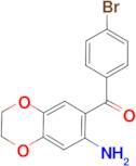 (7-Amino-2,3-dihydro-benzo[1,4]dioxin-6-yl)-(4-bromo-phenyl)-methanone