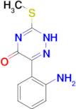 6-(2-Amino-phenyl)-3-methylsulfanyl-4 H -[1,2,4]triazin-5-one