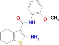 2-Amino-4,5,6,7-tetrahydro-benzo[ b ]thiophene-3-carboxylic acid (2-methoxy-phenyl)-amide