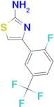 4-(2-Fluoro-5-trifluoromethyl-phenyl)-thiazol-2-ylamine