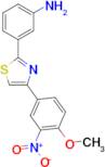 3-[4-(4-Methoxy-3-nitro-phenyl)-thiazol-2-yl]-phenylamine