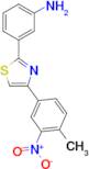 3-[4-(4-Methyl-3-nitro-phenyl)-thiazol-2-yl]-phenylamine