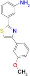 3-[4-(3-Methoxy-phenyl)-thiazol-2-yl]-phenylamine