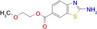 2-Amino-benzothiazole-6-carboxylic acid 2-methoxy-ethyl ester