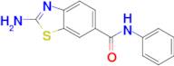 2-Amino-benzothiazole-6-carboxylic acid phenylamide