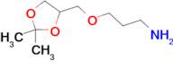 3-(2,2-Dimethyl-[1,3]dioxolan-4-ylmethoxy)-propylamine