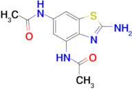 N -(6-Acetylamino-2-amino-benzothiazol-4-yl)-acetamide