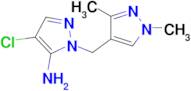 4-Chloro-2-(1,3-dimethyl-1 H -pyrazol-4-ylmethyl)-2 H -pyrazol-3-ylamine