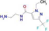 2-Ethyl-5-trifluoromethyl-2 H -pyrazole-3-carboxylic acid (2-amino-ethyl)-amide