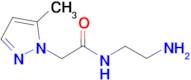N -(2-Amino-ethyl)-2-(5-methyl-pyrazol-1-yl)-acetamide