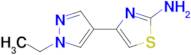 4-(1-Ethyl-1 H -pyrazol-4-yl)-thiazol-2-ylamine