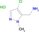 (4-Chloro-1-methyl-1H-pyrazol-5-yl)methylamine hydrochloride