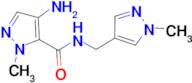 4-Amino-2-methyl-2 H -pyrazole-3-carboxylic acid (1-methyl-1 H -pyrazol-4-ylmethyl)-amide