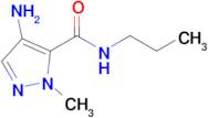 4-Amino-2-methyl-2 H -pyrazole-3-carboxylic acid propylamide