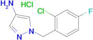 1-(2-Chloro-4-fluoro-benzyl)-1 H -pyrazol-4-ylamine; hydrochloride