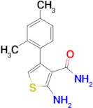 2-Amino-4-(2,4-dimethyl-phenyl)-thiophene-3-carboxylic acid amide