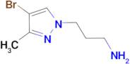 3-(4-Bromo-3-methyl-pyrazol-1-yl)-propylamine