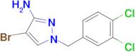 4-Bromo-1-(3,4-dichloro-benzyl)-1 H -pyrazol-3-ylamine