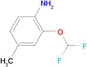 2-Difluoromethoxy-4-methyl-phenylamine