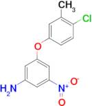 3-(4-Chloro-3-methyl-phenoxy)-5-nitro-phenylamine