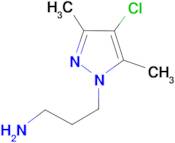 3-(4-Chloro-3,5-dimethyl-pyrazol-1-yl)-propylamine