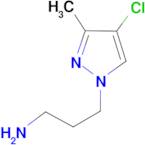 3-(4-Chloro-3-methyl-pyrazol-1-yl)-propylamine