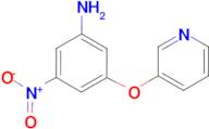 3-Nitro-5-(pyridin-3-yloxy)-phenylamine