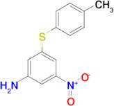 3-Nitro-5- p -tolylsulfanyl-phenylamine