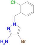 4-Bromo-1-(2-chloro-benzyl)-1 H -pyrazol-3-ylamine