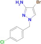 4-Bromo-1-(4-chloro-benzyl)-1 H -pyrazol-3-ylamine