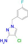 4-Chloro-1-(3-fluoro-benzyl)-1 H -pyrazol-3-ylamine