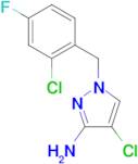 4-Chloro-1-(2-chloro-4-fluoro-benzyl)-1 H -pyrazol-3-ylamine