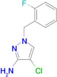 4-Chloro-1-(2-fluoro-benzyl)-1 H -pyrazol-3-ylamine