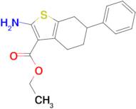 2-Amino-6-phenyl-4,5,6,7-tetrahydro-benzo[ b ]thiophene-3-carboxylic acid ethyl ester
