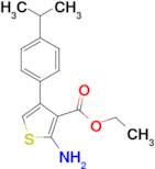 2-Amino-4-(4-isopropyl-phenyl)-thiophene-3-carboxylic acid ethyl ester