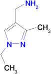 C-(1-Ethyl-3-methyl-1H-pyrazol-4-yl)-methylamine