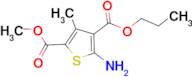 5-Amino-3-methyl-thiophene-2,4-dicarboxylic acid 2-methyl ester 4-propyl ester