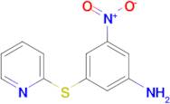 3-Nitro-5-(pyridin-2-ylsulfanyl)-phenylamine