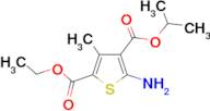 5-Amino-3-methyl-thiophene-2,4-dicarboxylic acid 2-ethyl ester 4-isopropyl ester