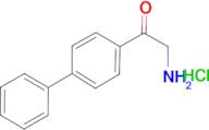 2-Amino-1-biphenyl-4-yl-ethanone; hydrochloride