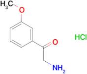 2-Amino-1-(3-methoxy-phenyl)-ethanone; hydrochloride