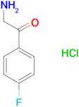 2-Amino-1-(4-fluoro-phenyl)-ethanone; hydrochloride