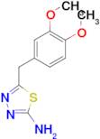 5-(3,4-Dimethoxy-benzyl)-[1,3,4]thiadiazol-2-ylamine