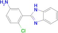 3-(1 H -Benzoimidazol-2-yl)-4-chloro-phenylamine