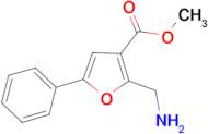 2-Aminomethyl-5-phenyl-furan-3-carboxylic acid methyl ester