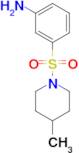 3-(4-Methyl-piperidine-1-sulfonyl)-phenylamine