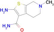 2-Amino-6-methyl-4,5,6,7-tetrahydro-thieno[2,3- c]pyridine-3-carboxylic acid amide