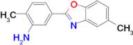 2-Methyl-5-(5-methyl-benzooxazol-2-yl)-phenylamine