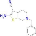 2-Amino-6-benzyl-4,5,6,7-tetrahydro-thieno[2,3- c]pyridine-3-carbonitrile