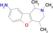 1,2,4-Trimethyl-1,2,3,4-tetrahydro-benzo[4,5]furo[3,2- c ]pyridin-8-ylamine